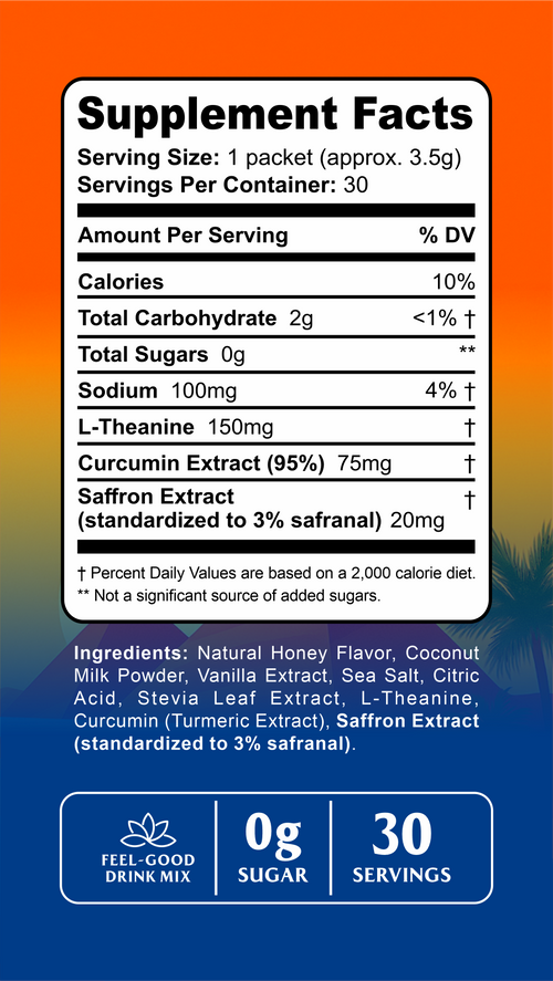 Gotta Feel Good - Saffron Drink Mix